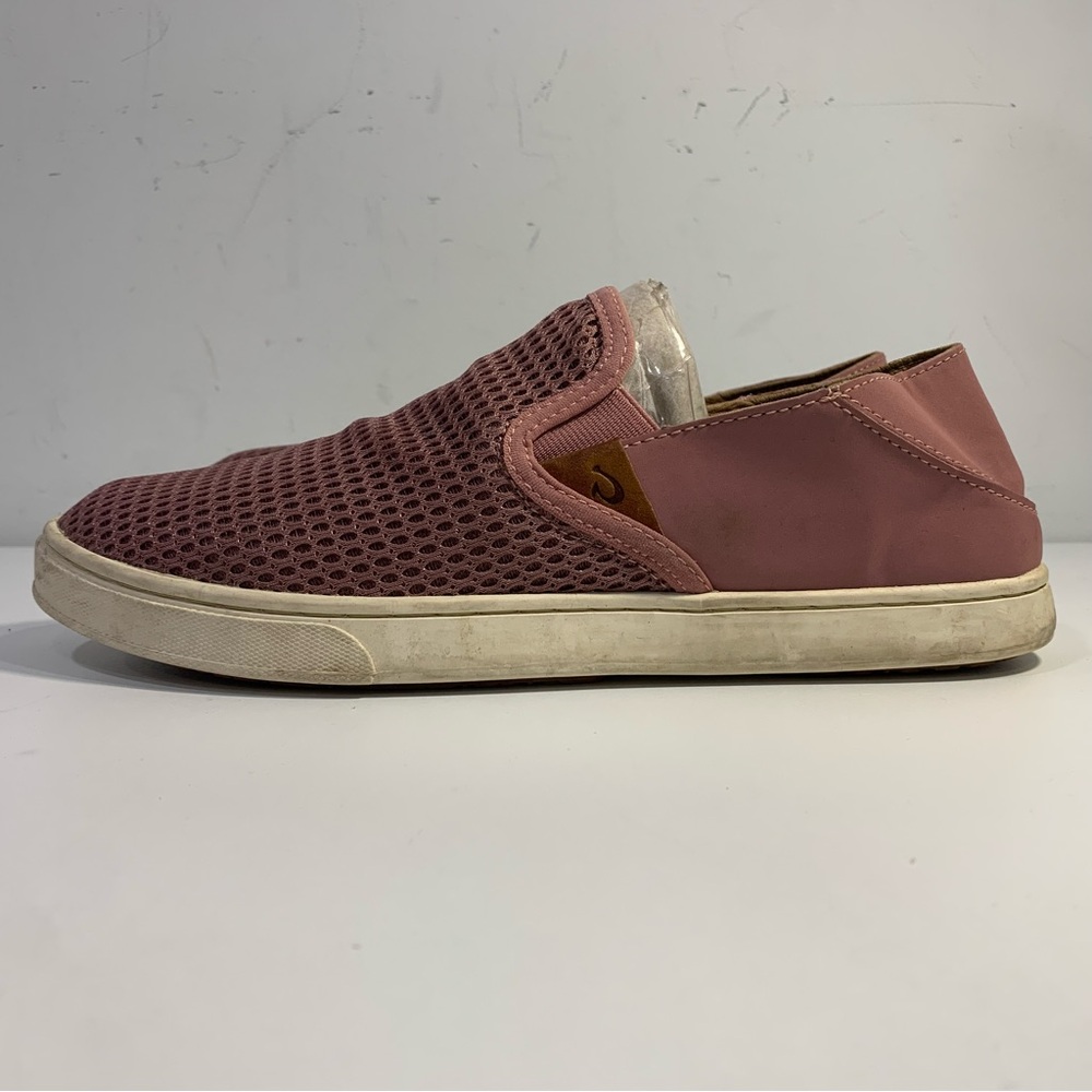 Olukai Pehuea Women's Knit Loafers Shoes Size 8.5 Rose Pink Comfort 20271-AVAV